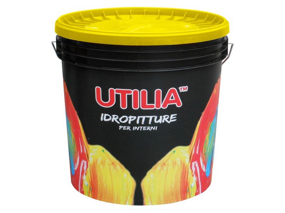 Utilia IDROPITTURA LAVABILE col. Bianco lt.14
