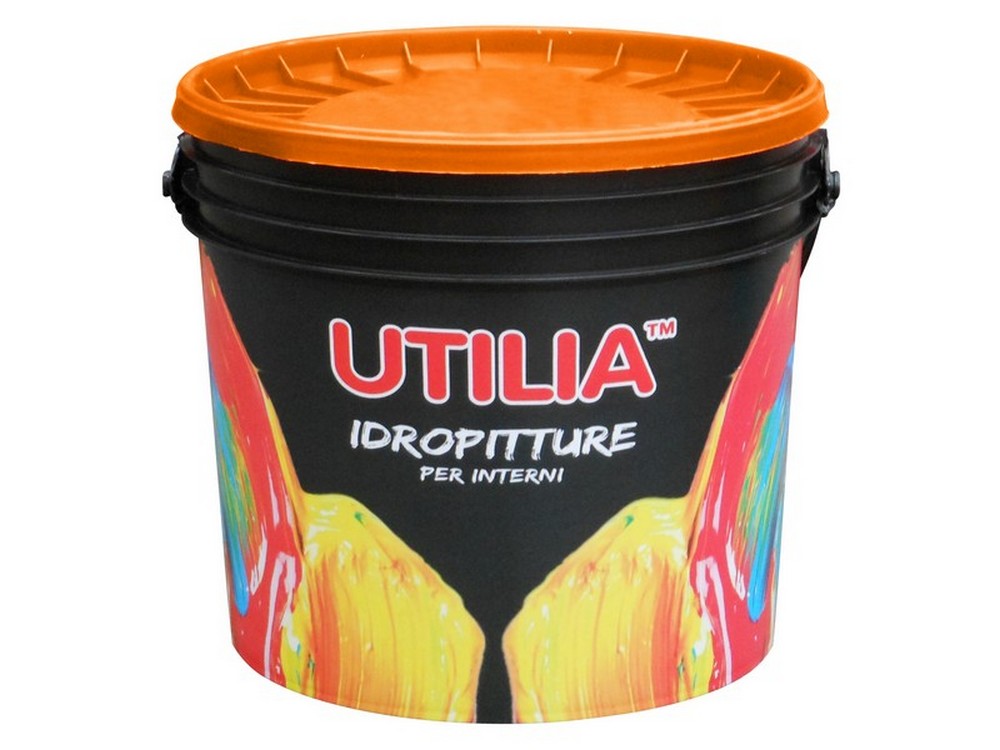 Utilia IDROPITTURA SEMILAVABILE col. Bianco lt. 4