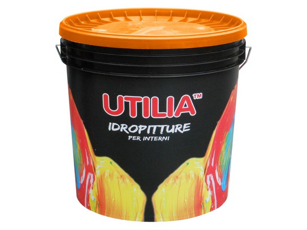 Utilia IDROPITTURA SEMILAVABILE col. Bianco lt.14