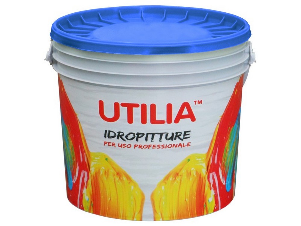 Utilia IDROPITTURA SUPERLAVABILE col. Bianco lt. 4