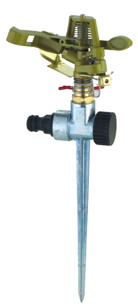 Utilia IRRIGATORE A SETTORE IN ZINCO/OTTONE CON PUNTALE  mis. 1/2M