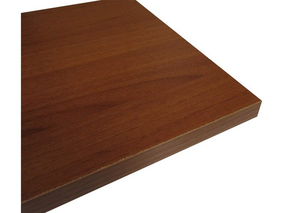 Utilia MENSOLA MURALE SQUADRATA Col. Noce cm. 90x40x1,8