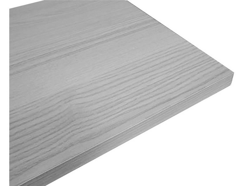 Utilia MENSOLA MURALE SQUADRATA Col. Rovere grigio cm. 90x40x1,8