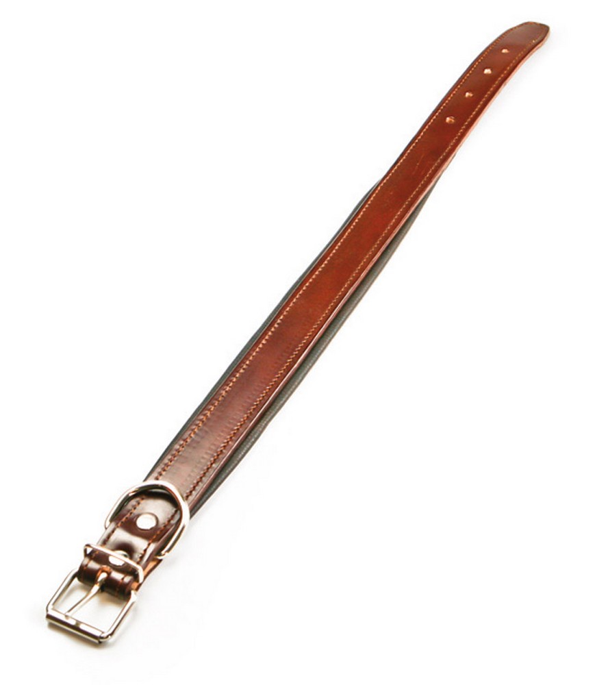 Utilia Pet COLLARE IN CUOIO FODERA IMBOTTITA cm. 51x2,5