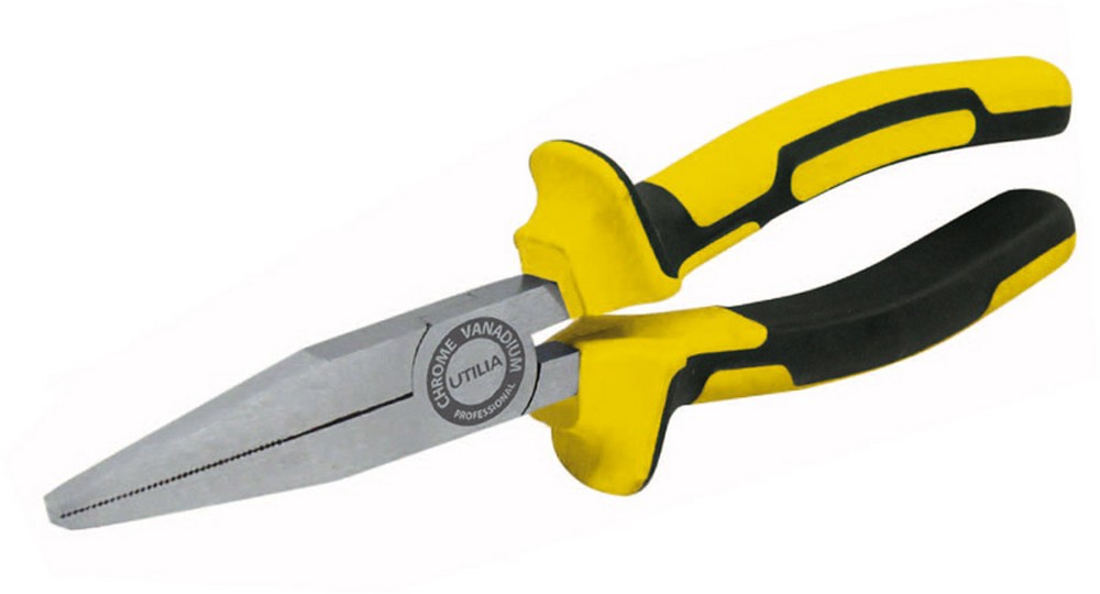 Utilia PINZA A BECCHI LUNGHI PIATTI PROFESSIONALE  mm. 160