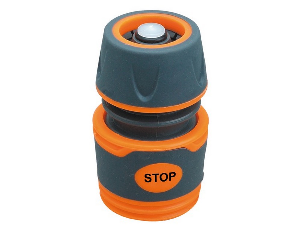 Utilia Plus RACCORDO RAPIDO CON ACQUASTOP GOMMATO mis. 3/4 