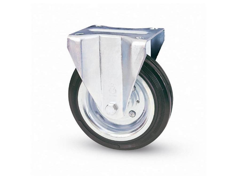 Utilia RUOTA FISSA PER CARRELLI  mm.125-piastra mm.102x76