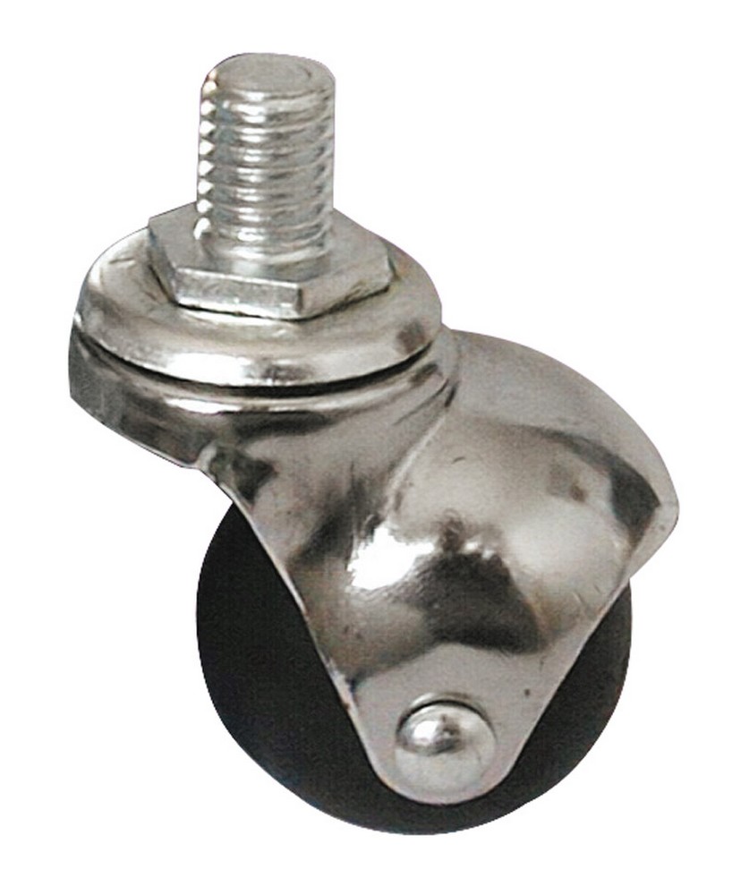 Utilia RUOTA GIREVOLE PER MOBILI CUFFIA CROMATA  mm. 50-perno M8x15