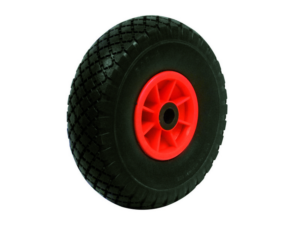 Utilia RUOTA PIENA PER CARRELLI PORTASACCHI cerchione plastica Ø mm.260