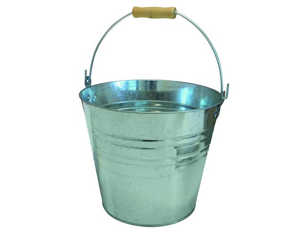 UTILIA SECCHIO IN LAMIERA ZINCATA lt.12