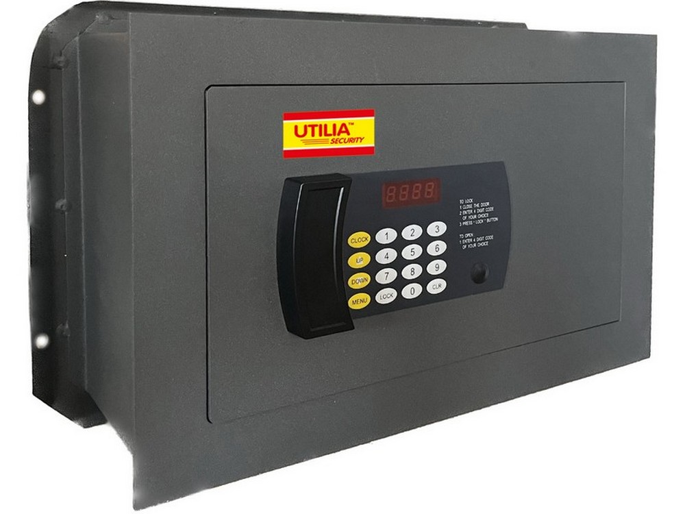 Utilia Security CASSAFORTE ELETTRONICA DA MURO Chiusura con combinatore mm. 310x195x210 h