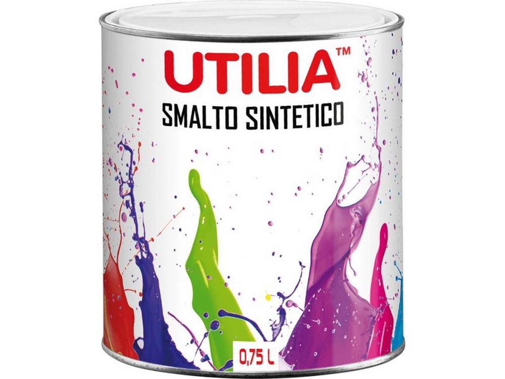 Utilia SMALTO SINTETICO  ml. 750 Nero lucido