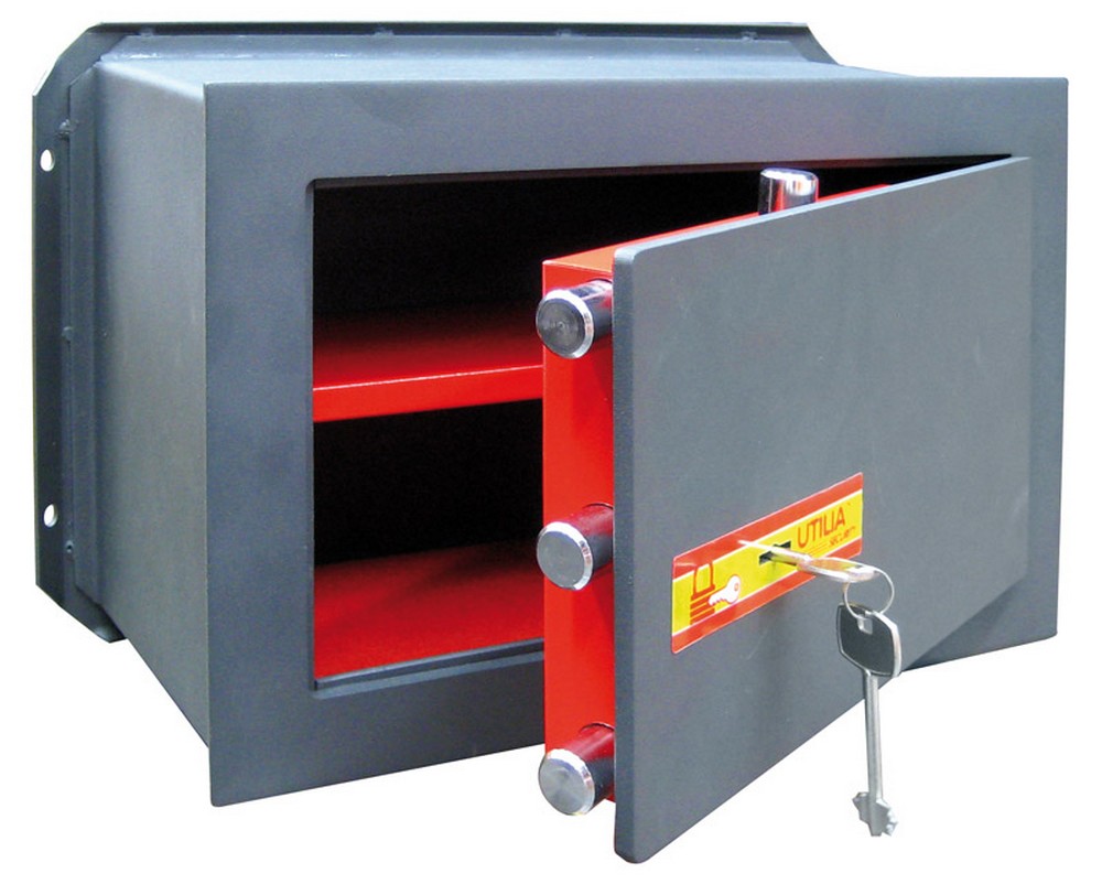 Utilia TOP Security CASSAFORTE DA MURO Chiusura con chiave mm. 490x200x320 h