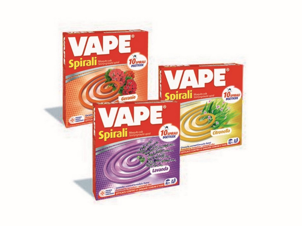 Vape SPIRALI ANTIZANZARE MISTE 10 pz.