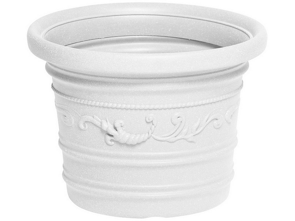 VASO TONDO FESTONATO PRESTIGE Col. Bianco Ø cm. 80