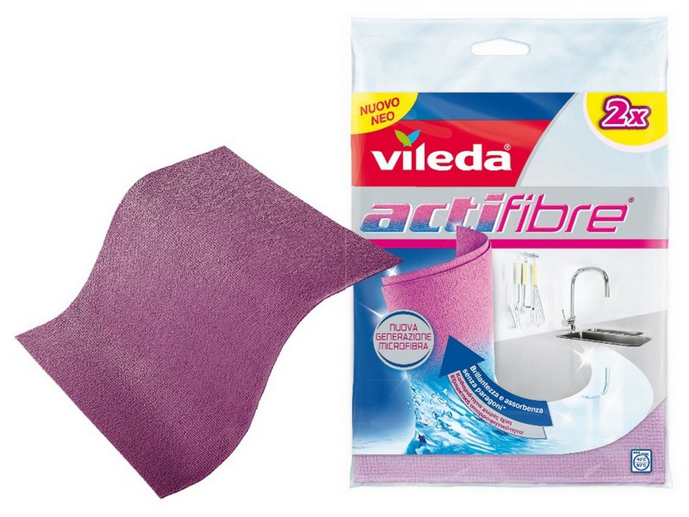 Vileda PANNO MULTIUSO ACTIFIBRE PZ. 2 cm. 29x29