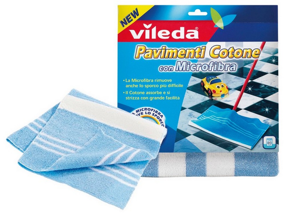 Vileda PANNO PAVIMENTI COTONE/MICROFIBRA cm. 50x50
