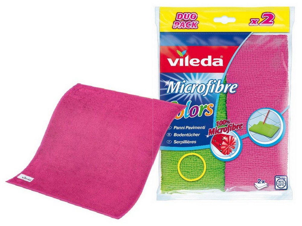 Vileda PANNO PAVIMENTI MICROFIBRE COLORS PZ. 2 cm. 40x50