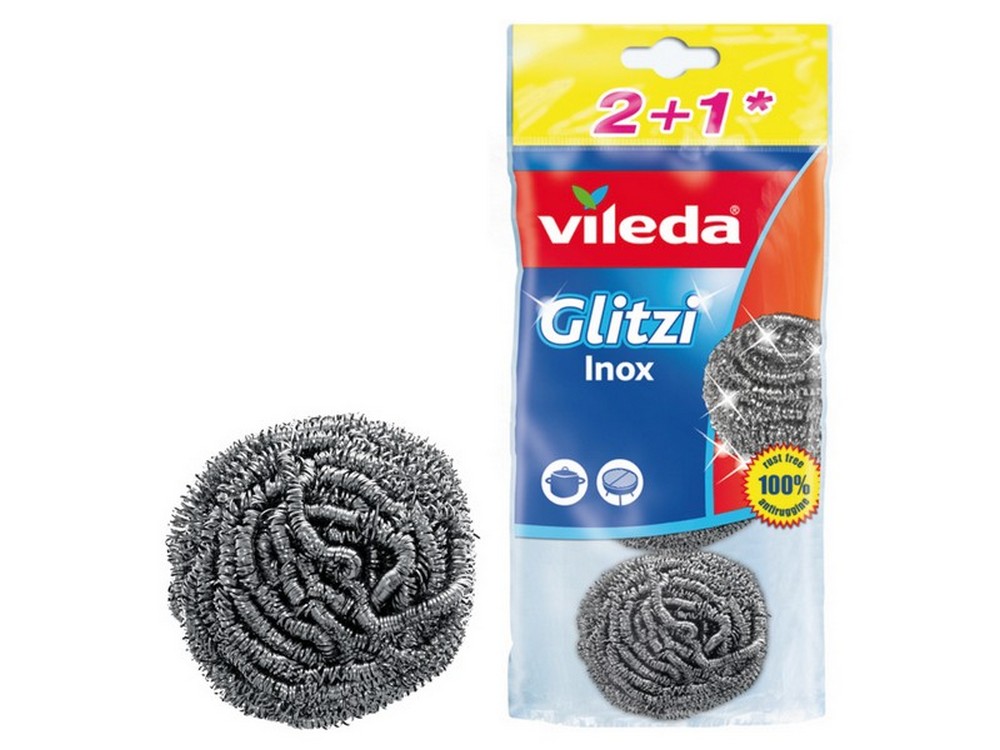 Vileda SPIRALE GLITZI INOX 2+1 PZ.
