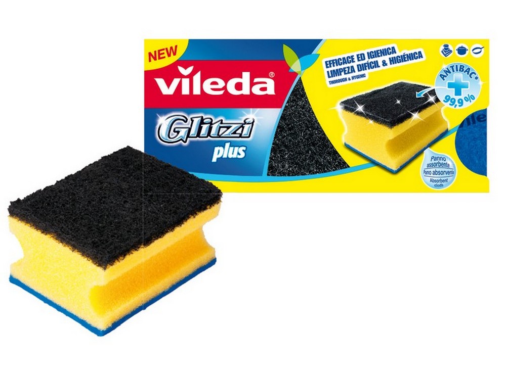 Vileda SPUGNETTA GLITZI PLUS 3 PZ.