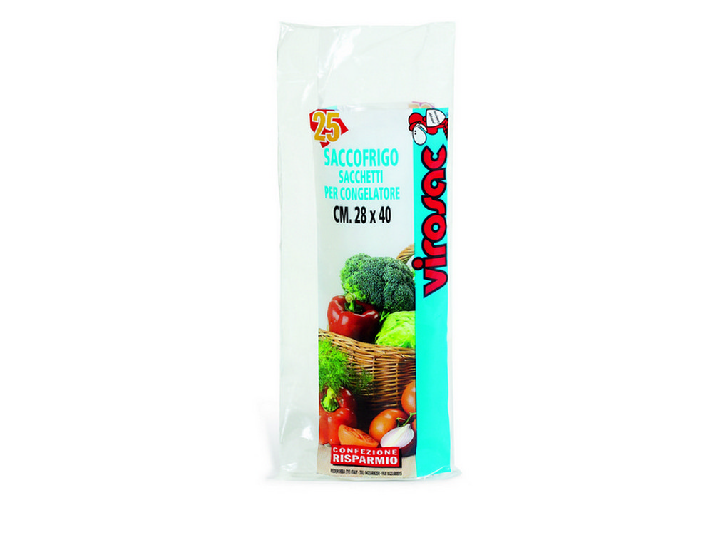 Virosac SACCHETTO PER CONGELATORE SACCOFRIGO cm. 40x50 15 sacchi
