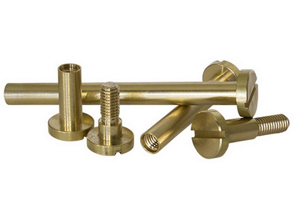 VITE A CANNOCCHIALE IN OTTONE Ø 6x40 mm.