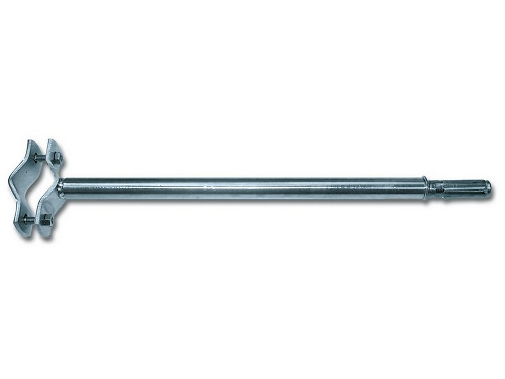 ZANCA PER PALI ANTENNE CON TASSELLO M10x55 lunghezza cm. 25