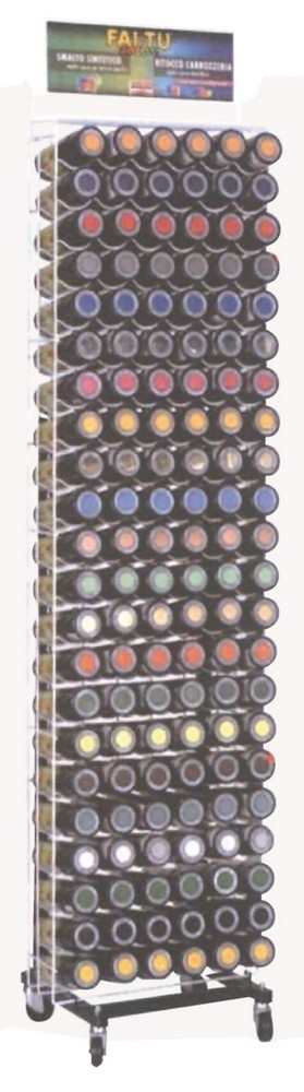 Arexons ESPOSITORE VERNICE SPRAY 132 POSTI  cm. 40x40x200 h