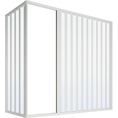 BOX DOCCIA-VASCA IN PVC, SOFFIETTI DOCCIA, PORTE A SOFFIETTO