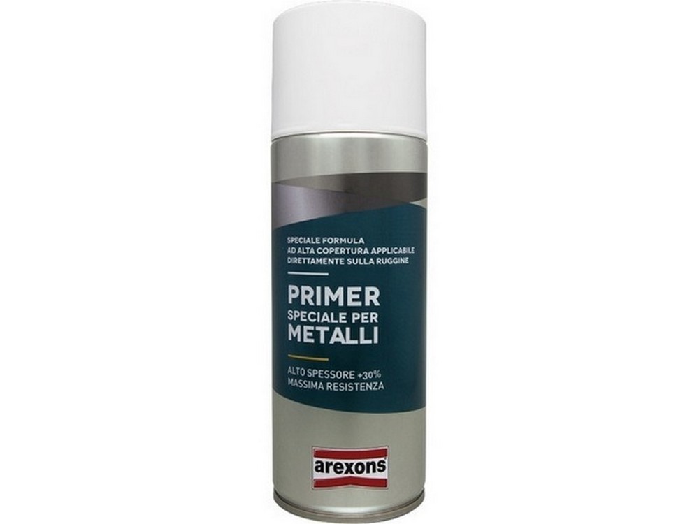 Arexons VERNICE SPRAY PRIMER SPECIALE PER METALLO ml. 400 Antiruggine grigio