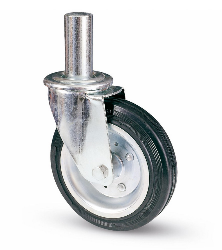 Avo RUOTA GIREVOLE PER PONTEGGI art.80BI mm.200-perno mm.40x190