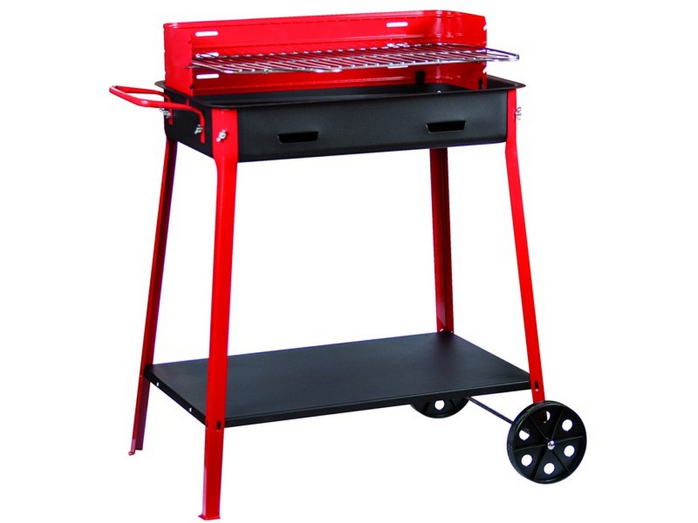 BARBECUE CON RUOTE cm. 60x40x85 h