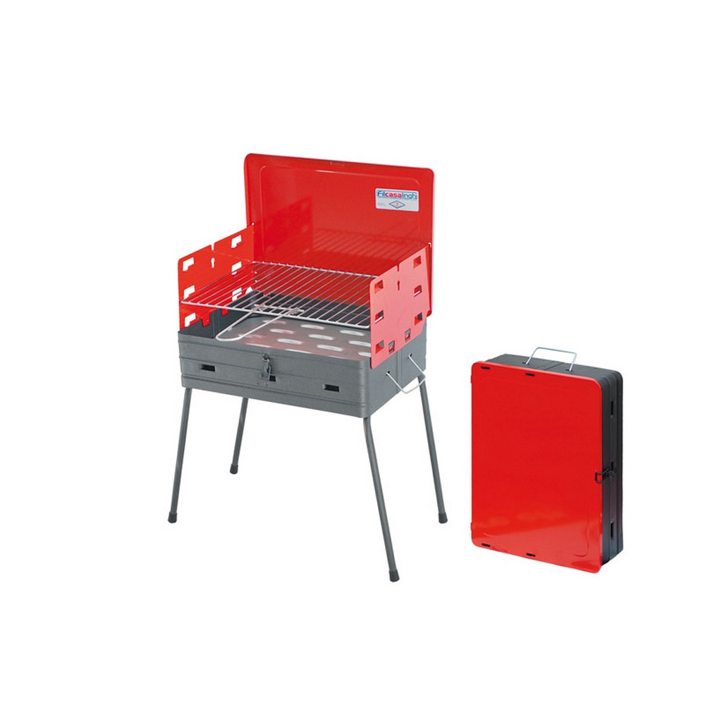 BARBECUE RICHIUDIBILE IN VALIGETTA HAPPY cm. 41x30x48 h
