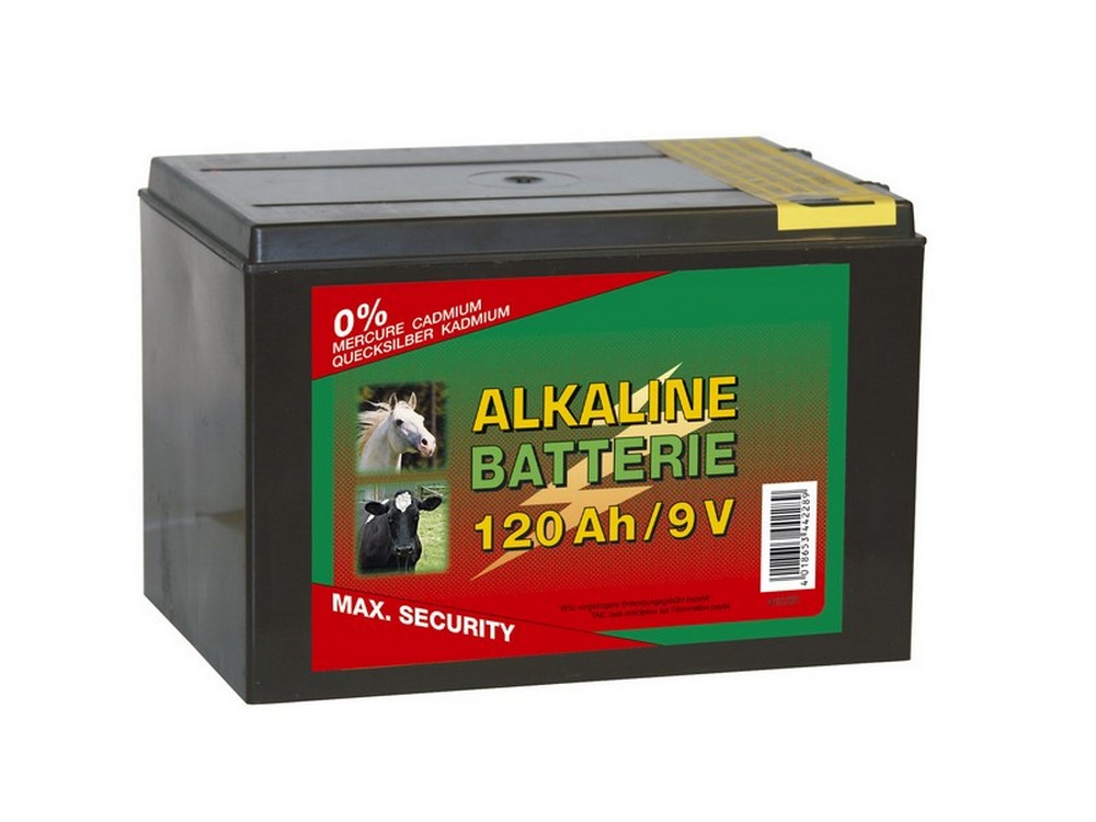 BATTERIA A SECCO ALCALINA 9V  120 Ah