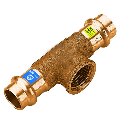RACCORDI A PRESSARE IN RAME FRABO PER ACQUA/GAS
