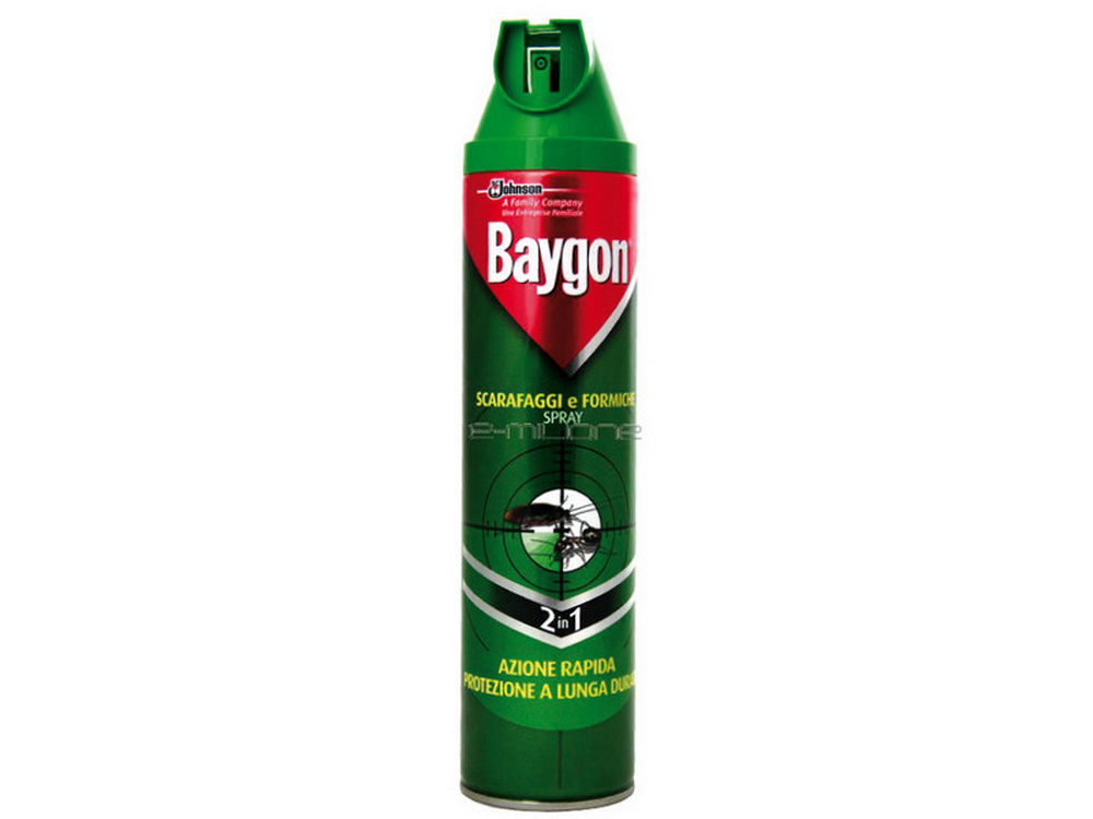 Baygon INSETTICIDA SPRAY SCARAFAGGI E FORMICHE PLUS  ml. 400