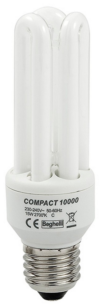 Beghelli LAMPADA RISPARMIO ENER. 3 TUBI E14  luce calda 11 W