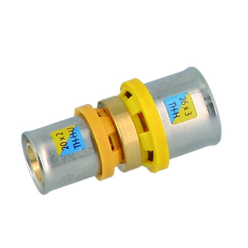 RACCORDI A PRESSARE PER TUBO MULTISTRATO PER ACQUA-GAS