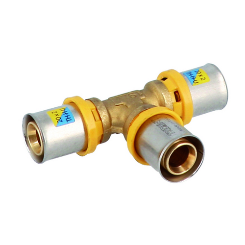 RACCORDI A PRESSARE PER TUBO MULTISTRATO PER ACQUA-GAS