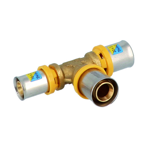RACCORDI A PRESSARE PER TUBO MULTISTRATO PER ACQUA-GAS