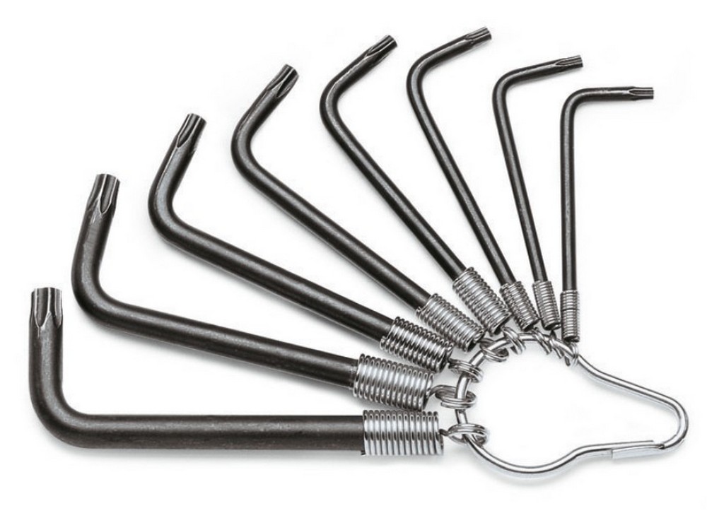 Beta SERIE CHIAVI MASCHIO PIEGATE IMPRONTA TORX 8 PZ. Art. 97TX/ST8   T9÷T40
