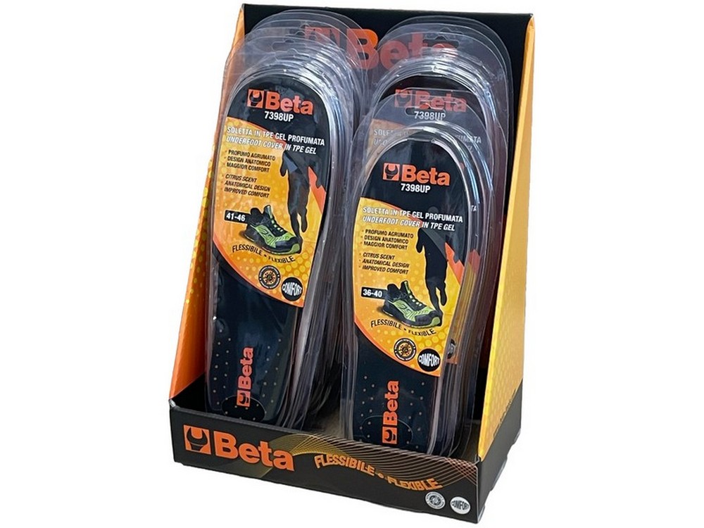 Beta SOTTOPIEDI IN GEL PROFUMATI Art. 7398UP/E10 ESPOSITORE 10 PAIA