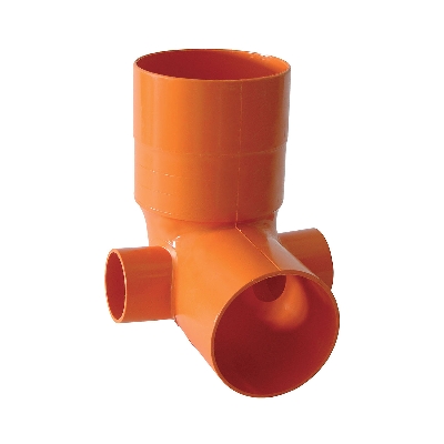 TUBI E RACCORDI IN PVC RIGIDO COLORE ARANCIO