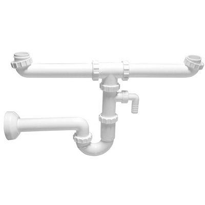 SIFONI IN PLASTICA PER LAVABO, LAVELLO, LAVATRICE