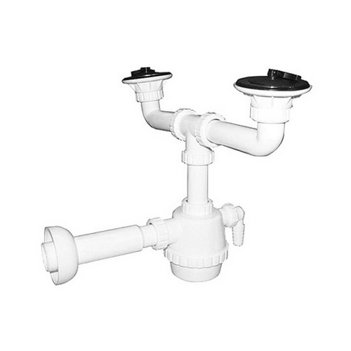 SIFONI IN PLASTICA PER LAVABO, LAVELLO, LAVATRICE