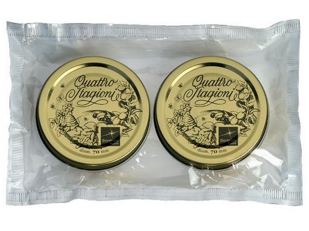 Bormioli CAPSULA PER BARATTOLI QUATTRO STAGIONI Ø mm. 70 cl. 25-50 PZ. 2