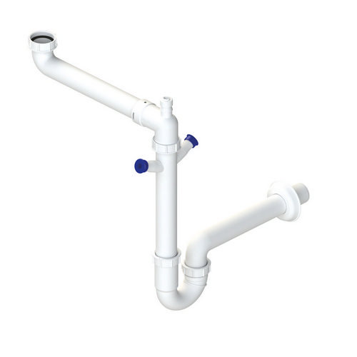 SIFONI IN PLASTICA PER LAVABO, LAVELLO, LAVATRICE