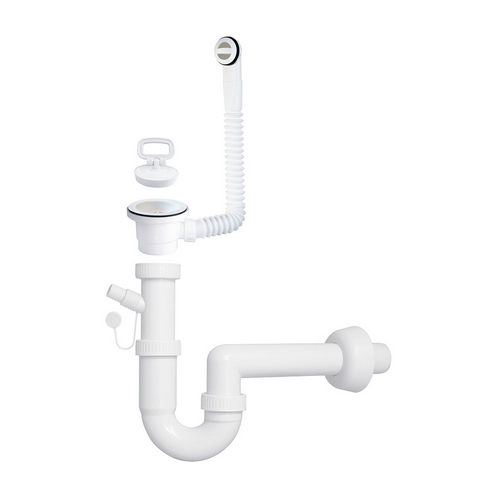 SIFONI IN PLASTICA PER LAVABO, LAVELLO, LAVATRICE