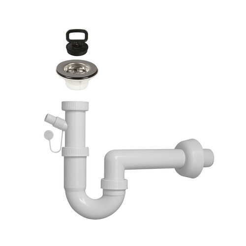 SIFONI IN PLASTICA PER LAVABO, LAVELLO, LAVATRICE