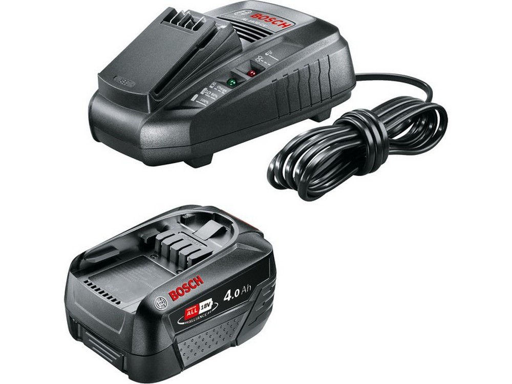 Bosch BATTERIA 18V 4,0 Ah + CARICABATTERIA AL 1830CV